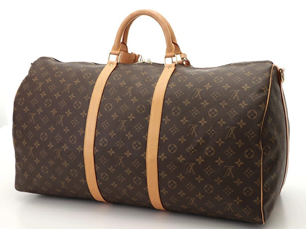 Louis Vuitton Keepall Monogram Bandouliere Brown